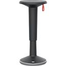 Zit-/sta-hulp interstuhl StandUP, incl. draagrail, in hoogte verstelbaar, B 330 x H 590 - 845 mm, kunststof, zwart