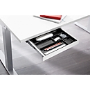  Accessory drawer , with plastic insert, W 404 x D 244 x H 42 mm, coated steel, white