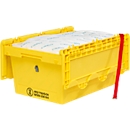  Gefahrgutbehälter SSI Schäfer, für Lithium-Ionen-Akkus seCon KMB-DH627 GGV, mit Deckel, L 600 x B 400 x H 307 mm, aus Polypropylen, gelb