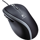  Logitech M500s Advanced Corded Mouse, 7 boutons, filaire, USB, optique