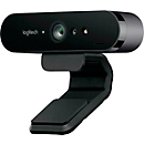  Logitech® Webcam ConferenceCam BRIO, 4K UHD, 5-fach Zoom, Winkel einstellbar, Autofokus, 2 Mikrofone, Blende & Clip