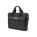 "Manhattan London Laptop Bag 12.5"", Top Loader, Accessories Pocket, Shoulder Strap (removable), Black, Three Year Warranty - Notebook-Tasche"