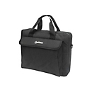 "Manhattan London Laptop Bag 14.1"", Top Loader, Accessories Pocket, Shoulder Strap (removable), Black, Three Year Warranty - Notebook-Tasche"