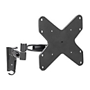 "Manhattan TV & Monitor Mount, Wall, Full Motion, 1 screen, Screen Sizes: 23-42"", Black, VESA 75x75 to 200x200, Max 20kg, Tilt & Swivel with 3 Pivots, Lifetime Warranty - Klammer - für LCD TV"