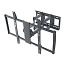 "Manhattan TV & Monitor Mount, Wall, Full Motion, 1 screen, Screen Sizes: 60-100"", Black, VESA 200x200 to 900x600mm, Max 80kg, LFD, Tilt & Swivel with 3 Pivots, Lifetime Warranty - Klammer - für LCD TV - Schwarz"