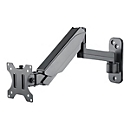 "Manhattan TV & Monitor Mount, Wall, Spring Arm, 1 screen, Screen Sizes: 17-32"", Black, VESA 75x75 to 100x100mm, Max 8kg, Height Adjustable Swivel Arm (3 pivots), Lifetime Warranty - Klammer - für LCD TV"