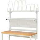  Rau Structure de système de table de travail set complet 03, pour largeur de système 1500 mm, charge admissible 100 kg, gris clair