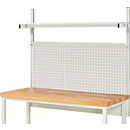 Rau werktafelsysteem montageset compleet 01, voor systeembreedte 1500 mm, belastbaar tot 100 kg, lichtgrijs