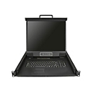 "StarTech.com 16 Port Rack KVM Konsole mit 1,8 m Kabeln - US Tastatur(QWERTY), Integrierter KVM Switch mit 19"" LCD Monitor - 1HE LCD KVM Konsole - OSD KVM - 50.000 MTBF - USB + VGA(RKCONS1916K) - KVM-Konsole - 48.3 cm (19"")"