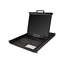 "StarTech.com 8 Port Rack KVM Konsole mit 1,8 m Kabeln - US Tastatur(QWERTY), Integrierter KVM Switch mit 19"" LCD Monitor - 1HE LCD KVM Konsole - OSD KVM - 50.000 MTBF - USB + VGA(RKCONS1908K) - KVM-Konsole - 48.3 cm (19"")"