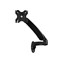 "StarTech.com Monitor Arm zur Wandmontage - Höhenverstellbar - für bis zu 30"" Flachbildfernseher (LED, LCD, Plasma) und Monitore - Befestigungskit - einstellbarer Arm - für Flachbildschirm - Schwarz"