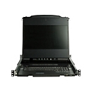 "StarTech.com Rack KVM Konsole HD 1080p - US Tastatur(QWERTY), Ein Port DVI/VGA KVM mit 17"" LCD Monitor - 1HE LCD KVM Konsolenschublade mit Kabeln - USB Unterstützung - 44.230 MTBF (RKCOND17HD) - KVM-Konsole - Full HD (1080p) - 43.9 cm (17.3"")"