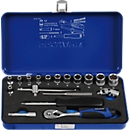 1/4" Xi-on dopsleutel-set, 18-delig