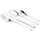 145-tlg. Besteckset, aus Edelstahl 18/0, enthält je 36 Menümesser, Menülöffel, Menügabeln, Kaffeelöffel und 1 Besteckbehälter.