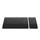 3Dconnexion Keyboard Pro with Numpad - Tastatur und Nummernfeld - USB - QWERTY - US International