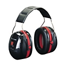 3M Kapselgehörschutz OPTIME III, SNR 35 dB, EN 352-1-3, gepolsterter Kopfbügel, schwarz/rot, für extreme Lärmbelästigung