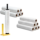 6 rollen stretchfolie + 1 handwikkelaar + 6 andere rollen, gratis
