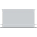 Ablageböden für Werkbank, B 400 x H 50 mm