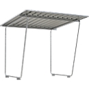 Abri à vélos Siegen S16 - unité de base - unilatéral - l. 2145 mm