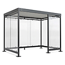 Abri extérieur Köln K3 c/b WSM, l. 3180 x P 2165 x H 2510 mm, kit, gris anthracite RAL 7016