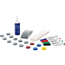 Accessoires pour whiteboard Standard MAUL pour tous les whiteboards, lot de 31 pièces