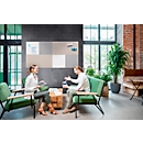 Acoustic Pinboard Board Up, classe d'absorption C, épaisseur 24 mm, textile &amp; recyclage PET, gris, L 500 x H 750 mm