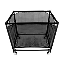 activaAir opvangwagen, 900x 600 x 900 mm, met wielen, zwart