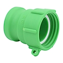 Adaptateur DN50 sur raccord Camlock mâle 2 pouces et filetage fin BSP IBC