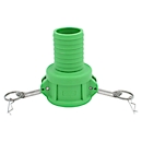 Adapter 2 inch camlock (moerkoppeling), PP