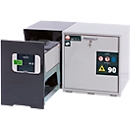 Adapter voor asecos veiligheidskasten van de series UB90 en UB30, plaatstaal, antracietgrijs, B 420 x D 574 x H 630 mm