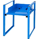 ADB Fassregal, für 30 und 60 Liter Fässer, H 580 x B 465 x T 640 mm, lichtblau RAL 5012