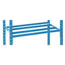 Additional tubular mesh shelf, for heavy-duty clip-on shelving, W 1260 x D 500 mm