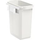 Afvalbak voor Treston QuatreX, inhoud 60 liter, B 280 x D 530 x H 585 mm, polypropeen, lichtgrijs RAL 7035