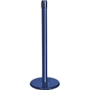 Afzetpaal GLA45, zonder trekband, H 955 mm, met lege cassette, blauw