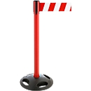 Afzetpaal RS-Guidesystems GLA 26, rood, trekband 100 mm, rood/wit, 2 stuks