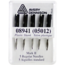 Aiguilles de rechange, pour pistolet d'étiquetage Economy, standard, 5 p.