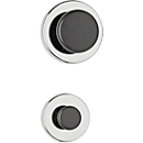 aimant Maul, rond, avec bouton de préhension, 51 x P 24 mm, force d'adhérence jusqu'à 9 kg, acier &amp; plastique, argent clair, 1 pce