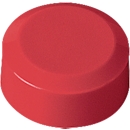 Aimants ronds MAUL - Ø 15 x 7,5 mm - force d'adhérence 170 g - rouge - 20 pièces