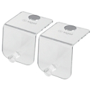 Akoestisch toebehoren flipover haken Sound Balance, acryl, transparant, met magneet, B 60 x D 60 x H 63 mm