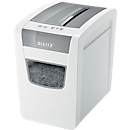 Aktenvernichter Leitz IQ Office, Partikelschnitt 2 x 15 mm, P-5, 23 l, 10-11 Blatt Schnittleistung, Antipapierstau, weiß