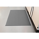 Alfombrilla antifatiga Orthomat® Ribbed, gris, 600 x 900 mm