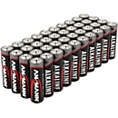 Alkaline batterijen Ansmann, micro AAA, levensduur 7 jaar, 40 stuks