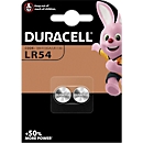 Alkaline battery Duracell LR54, button cell, 1.5 V, pack of 2