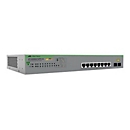Allied Telesis AT GS950/10PS V2 - Switch - Smart - 8 x 10/100/1000 (PoE+) + 2 x 1000Base-X - Desktop, an Rack montierbar, wandmontierbar - PoE+ (75 W)
