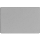 Almohadilla de escritorio de lámina o panel de vista completa, gris