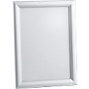 Alu-Klapprahmen, DIN A4, auf Gehrung, mit Anti-Reflex Folie, silber, B 240 x T 25 x H 327 mm