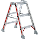 Aluminium ladder, 3 steps