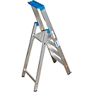 Aluminium trapladder, zonder wielen, 4 treden