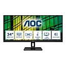 AOC Essential-line U34E2M/BK - LED-Monitor - 86.4 cm (34") - 3440 x 1440 WQHD @ 100 Hz - VA - 300 cd/m²
