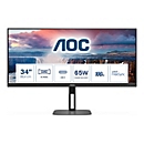AOC Value-line U34V5C/BK - V5 series - LED-Monitor - 86.4 cm (34") - 3440 x 1440 WQHD @ 100 Hz - VA